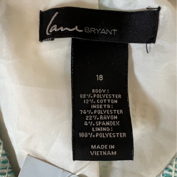 Lane Bryant | Tweed Zipper Front Blazer Women’s Sz 18 NEW With Tags - Picture 5 of 12